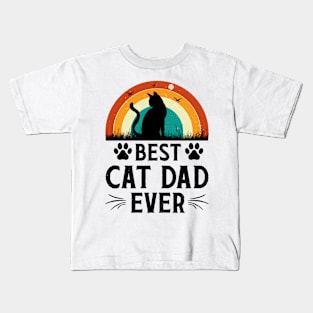 Best Cat Dad Ever t-shirt Kids T-Shirt